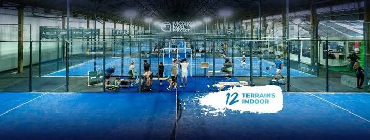 Terrains indoor du Mokko Padel Project
